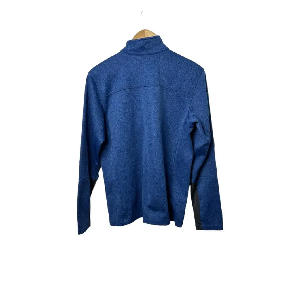 The North Face 1/2 Zip Blue Long Sleeve Pullover Shirt Men's Medium